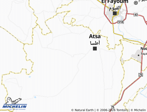 Mapa MICHELIN al-Minya - ViaMichelin