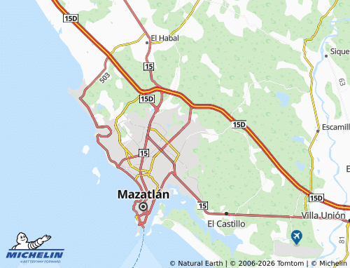 Carte MICHELIN Colinas del Real - ViaMichelin