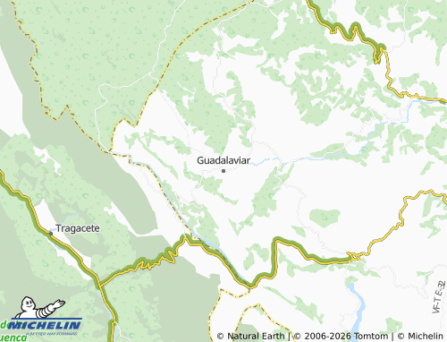 MICHELIN Guadalaviar map - ViaMichelin