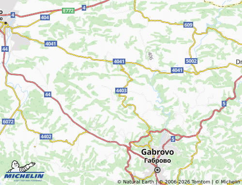 MICHELIN Kozi rog map - ViaMichelin