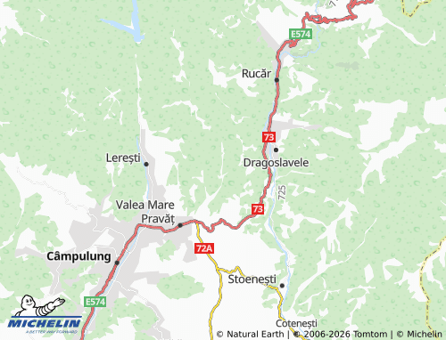Mappa MICHELIN Gura Pravăț - ViaMichelin