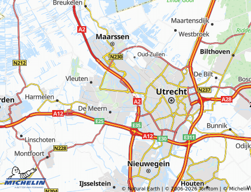 MICHELIN Leidsche Rijn map - ViaMichelin