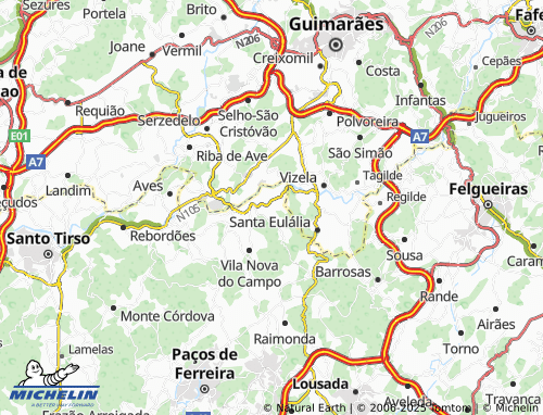 MICHELIN Vilarinho map - ViaMichelin