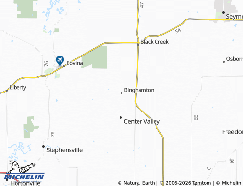Carte MICHELIN Binghamton - ViaMichelin