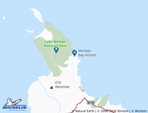 MICHELIN-Landkarte Monkey Bay - ViaMichelin