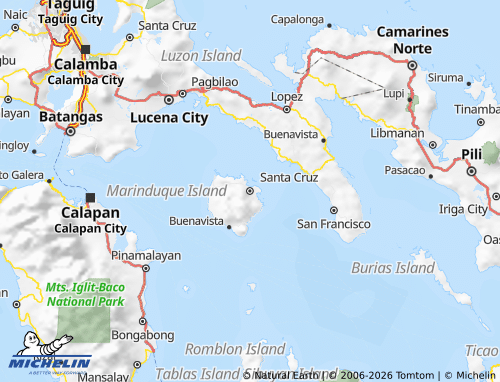 MICHELIN-Landkarte Marinduque - ViaMichelin