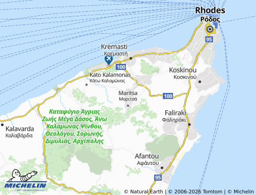 Carte MICHELIN Aerolimenas - ViaMichelin