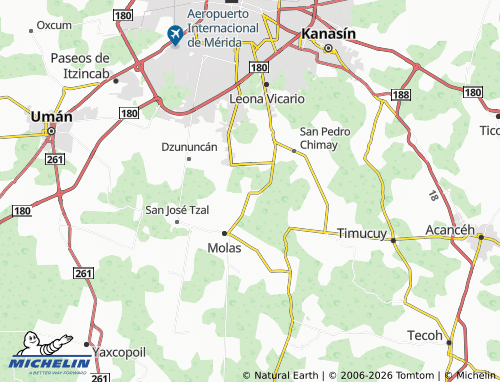 MICHELIN San Ignacio Tesip map - ViaMichelin