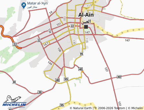 Carte MICHELIN Sha'ab al-Ashkhar - ViaMichelin
