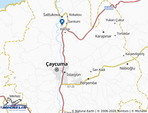 MICHELIN Torlaklar map - ViaMichelin