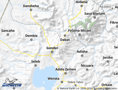MICHELIN Wegera map - ViaMichelin
