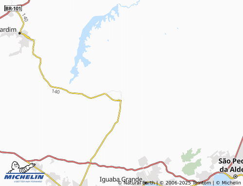 MICHELIN São Vicente de Paula map - ViaMichelin