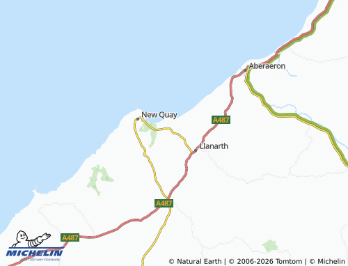 Mappa MICHELIN Gilfachreda - ViaMichelin