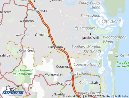 MICHELIN-Landkarte Pimpama - ViaMichelin