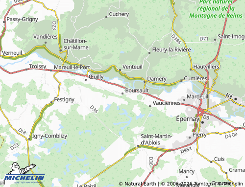 Mappa MICHELIN Boursault - ViaMichelin