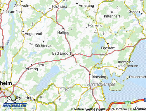 MICHELIN Bad Endorf map - ViaMichelin