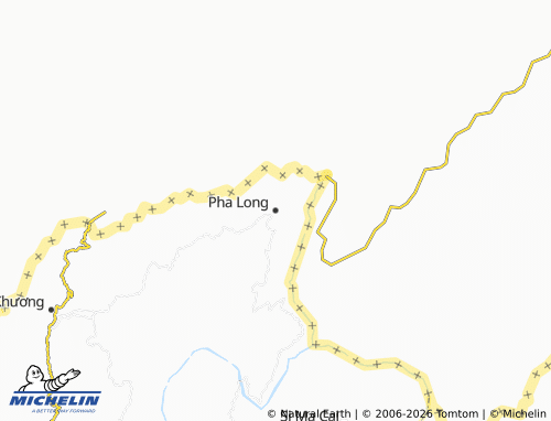 MICHELIN Pha Long map - ViaMichelin