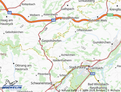 MICHELIN Bachmanning map - ViaMichelin