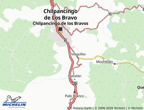 Mappa MICHELIN Valle Del Edén - ViaMichelin