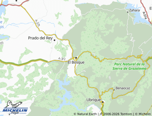 Mappa MICHELIN El Bosque - ViaMichelin
