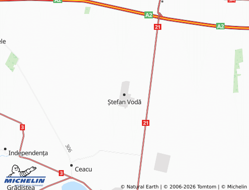 Mappa MICHELIN Ștefan Vodă - ViaMichelin
