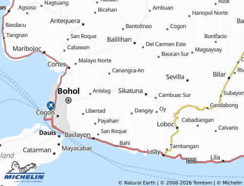 MICHELIN Cancatac map - ViaMichelin