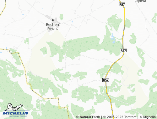 MICHELIN Lyakhovka map - ViaMichelin