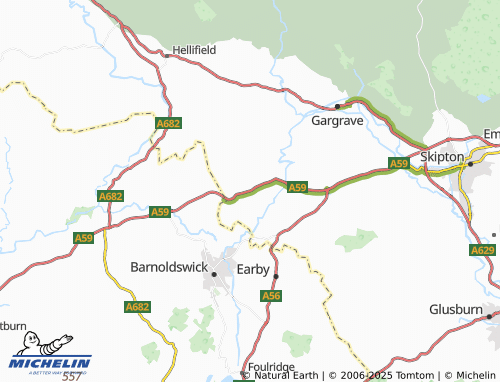 Mappa MICHELIN West Marton - ViaMichelin
