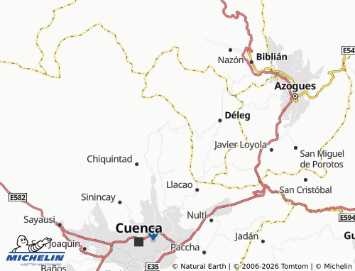 Mapa MICHELIN Octavio Cordero Palacios - ViaMichelin
