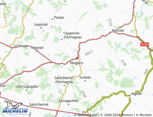 Mappa MICHELIN Nogaro - ViaMichelin