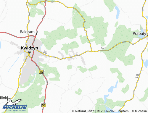 MICHELIN Rakowiec map - ViaMichelin