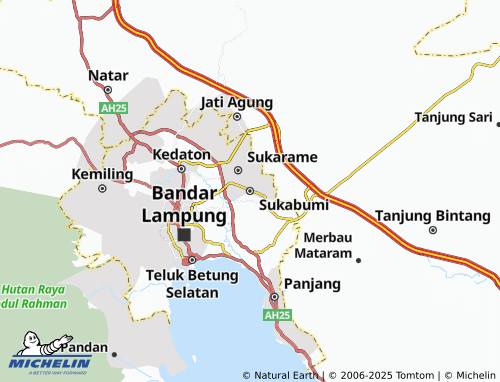 MICHELIN Sukabumi map - ViaMichelin