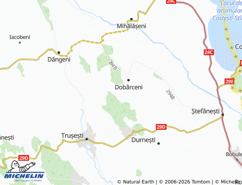 MICHELIN Bivolari map - ViaMichelin