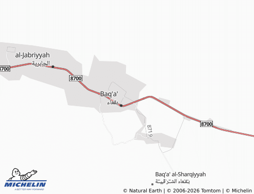 MICHELIN-Landkarte al-Dhaheerah - ViaMichelin