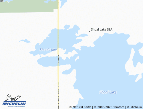 Mappa MICHELIN Shoal Lake 34B2 - ViaMichelin