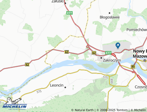 Mapa MICHELIN Mochty-Smok - ViaMichelin