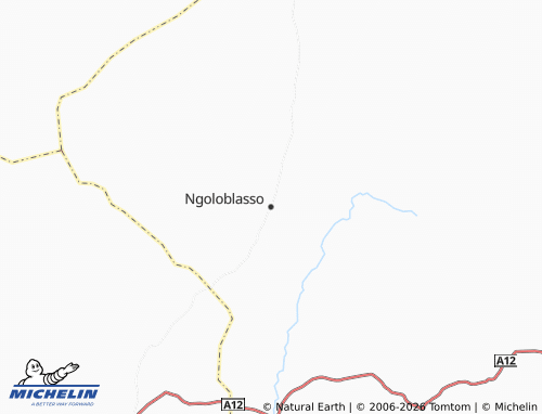 MICHELIN-Landkarte Ngoloblasso - ViaMichelin