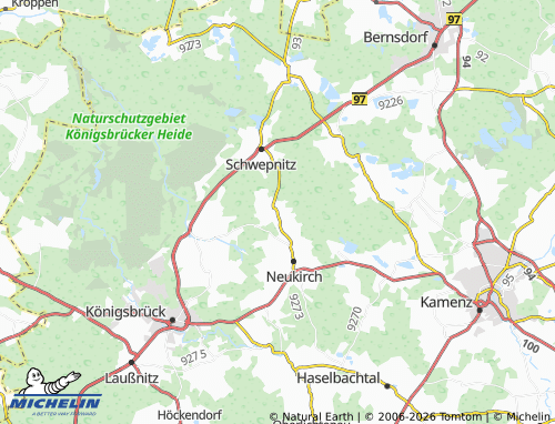MICHELIN Gottschdorf map - ViaMichelin
