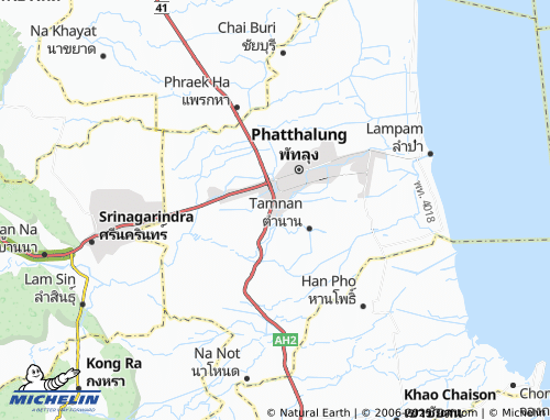 MICHELIN Tha Miram map - ViaMichelin