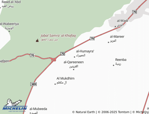 MICHELIN Al Humayra map - ViaMichelin