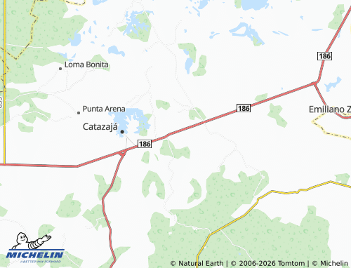 Mappa MICHELIN Ejido Emiliano Zapata - ViaMichelin