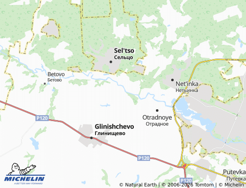 Carte MICHELIN Khotylevo - ViaMichelin