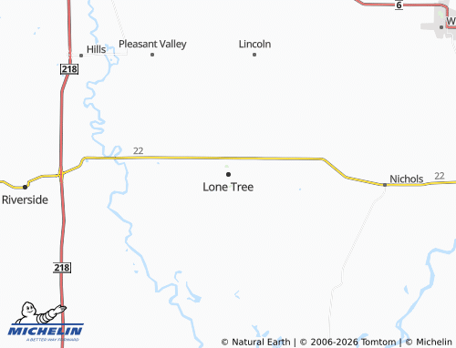 Mapa MICHELIN Lone Tree - ViaMichelin