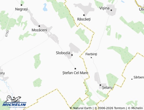 MICHELIN Slobozia map - ViaMichelin