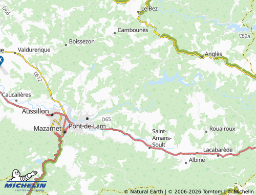MICHELIN Le Vintrou map - ViaMichelin