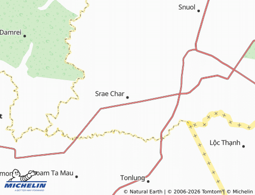 Mappa MICHELIN Srae Char - ViaMichelin