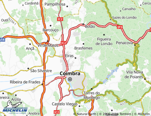 Mapa MICHELIN Eiras - ViaMichelin