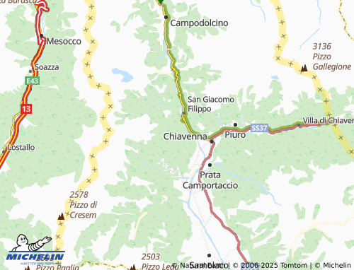 MICHELIN Sommarovina map - ViaMichelin