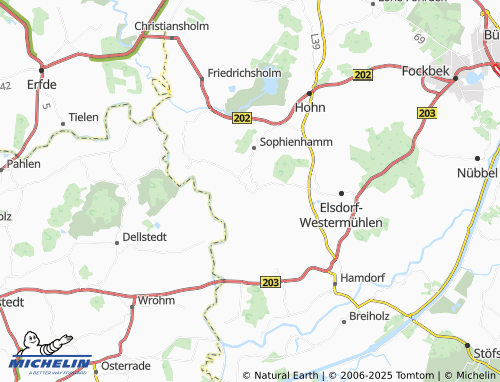 MICHELIN-Landkarte Bargstall - ViaMichelin