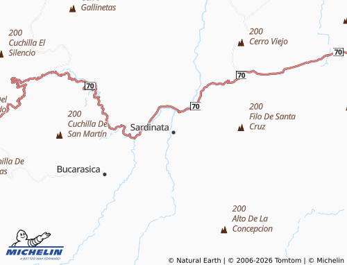 Mappa MICHELIN Sardinata - ViaMichelin